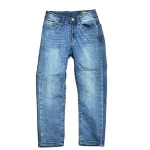 Buffalo David Bitton Evan Slim Straight Adjustable Jeans Beaten Blue Boys size 6